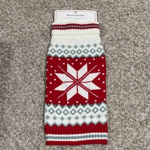 NWT Harry Barker Snowflake Dog Sweater Medium
